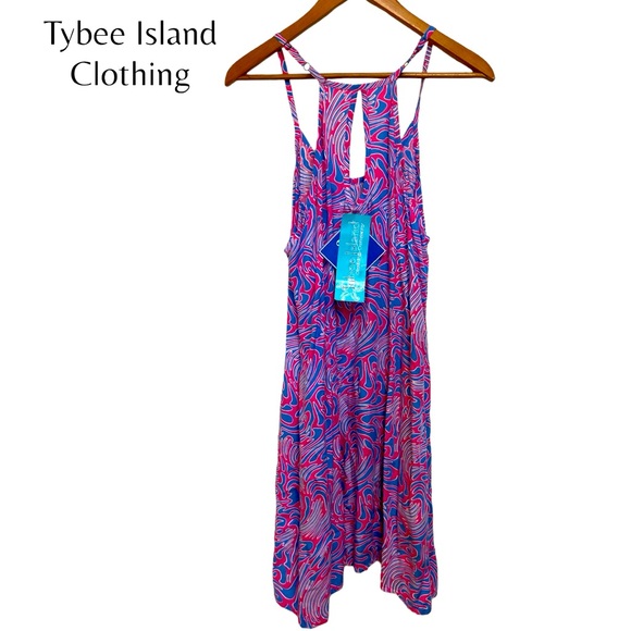 NWT Tybee Island Clothing Company Adjustable Halter Dress Large - Picture 5 of 9